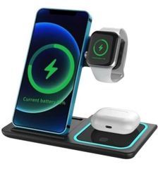 スマホ 充電器 ワイヤレス RURILIFE 3in1 折りたたみ式 ワイヤレス充電器 置くだけ ワイヤレス 置くだけ充電器 スマホスタンド