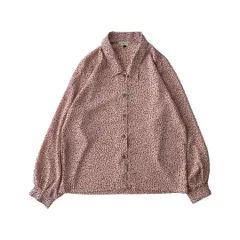 70s　80s　デザインシャツ　レトロ　ジャパンヴィンテージ　総柄　old