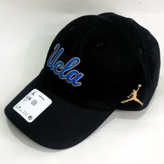 UCLA×JORDAN コラボキャップ L-XLサイズ アジャスタブル ジョーダン レア NIKE ナイキ ブルーインズ 黒 調整可能【希少・新品未使用】