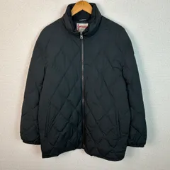 McGREGOR マックレガー ダウンジャケット キルティング フルジップ 無地 ブラック Lサイズ メンズ 古着 アメカジ アウトドア