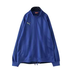 PUMA　トラックジャケット　XOサイズ　刺繍　ワンポイント　ストライプ　切替