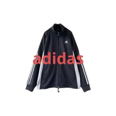 adidas 　トラックジャケット　刺繍ロゴ　ワンポイント　切替　万国旗