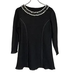 ZM1647 NOKO-PLEATS ノコプリーツ ワンピース チュニック グレー フリル レディース サイズ不明