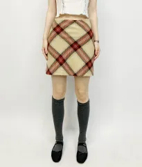 ローラ アシュレイ タタン チェック スカート