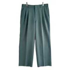 デザインパンツ　スラックス　レトロカラー　くすみ　ツータック　アーカイブ　old