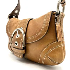 ?良品? COACH Y2K brown leather belt shoulderbag コーチ ハンドバッグ ショルダーバッグ