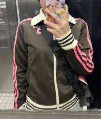 アディダス ジャージ ピンク & ブラウン