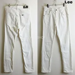 Lee　ジェガーズ サルエルテーパードデニム　W81cm　ストレッチ　メンズ　ホワイト　LM0377　日本製　リー