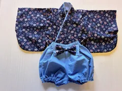 【匿名配送】ハンドメイド　ベビー袴⑤ オマケ付きです！！