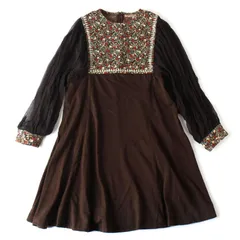 27164 See By Chloe シーバイクロエ 長袖シアーワンピース チュニック ブラウン系 茶 36