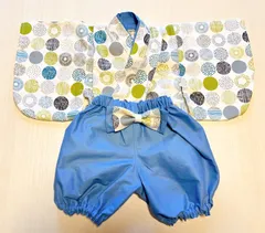 【匿名配送】ハンドメイド　ベビー袴⑩ オマケ付きです！！