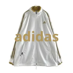 adidas　トラックジャケット　ジャージ　刺繍ロゴ　ワンポイント　万国旗