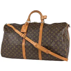 ルイ・ヴィトン Louis Vuitton キーポル バンドリエール 60 2WAY ショルダーバッグ ボストンバッグ モノグラム ブラウン M41412 レディース 【中古】