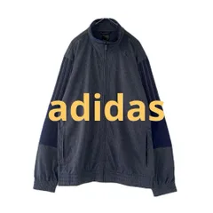 adidas　トラックジャケット　ジャージ　ワンポイント　メランジカラー