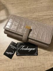Toukagen クロコダイル 長財布 未使用品カード入れ多数ユニセックス