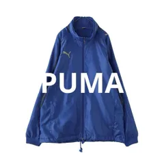 PUMA　デザインジャケット　刺繍　ワンポイント　Oサイズ　ウインドブレーカー