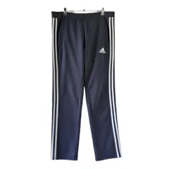 adidas　トラックパンツ　ジャージ　ワンポイント　メランジ　スリーライン