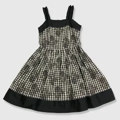 Lois CRAYON ロイスクレヨン チェック イチゴ柄ワンピース