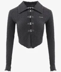 PLASMA SPHERE / CRUMBLE SHIRT IN DARK GREY (フィット シャツ