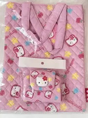 サンリオ ポップアップ キルトシリーズ ハローキティ トートバッグ & カード/コイン 財布