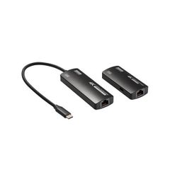산와 서플라이 USB Type-C-HDMI 변환 익스텐더 4K 대응 블랙 VGA-EXHDC