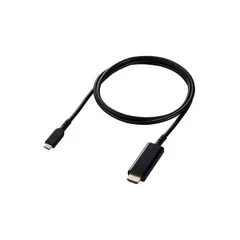 エレコム USB Type-C(TM) - HDMI(R)変換ケーブル(高耐久) 1m ブラック MPA-CHDMIS10BK3
