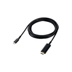 エレコム USB Type-C(TM) - HDMI(R)変換ケーブル(高耐久) 3m ブラック MPA-CHDMIS30BK3