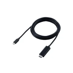 エレコム USB Type-C(TM) - HDMI(R)変換ケーブル(やわらかタイプ) 3m ブラック MPA-CHDMIY30BK3