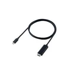 エレコム USB Type-C(TM) - HDMI(R)変換ケーブル(やわらかタイプ) 1m ブラック MPA-CHDMIY10BK3