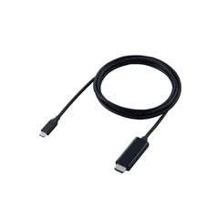 エレコム USB Type-C(TM) - HDMI(R)変換ケーブル(やわらかタイプ) 2m ブラック MPA-CHDMIY20BK3