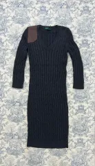 ラルフローレン ポロラルフローレン グリーンレーベル ケーブル編みニット ワンピース