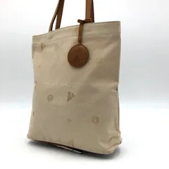 キタムラ 2001年限定 トートバッグ キャンバス レザー ベージュ 茶