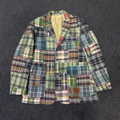 ポロラルフローレン マドラスチェック パッチワーク ジャケット