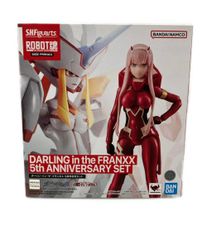 미품 BANDAI 달링 인 더 프랑키스 SHFiguarts×ROBOT 영혼 달링 인 더 프랭키스 5주년 기념 세트 제로 투 스트레리치아 피규어