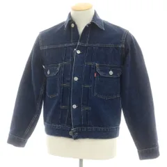 【中古】リーバイス Levi's 90's 507XX バレンシア工場 刻印555 デニムジャケット ジージャン ネイビー【サイズ36】【メンズ】