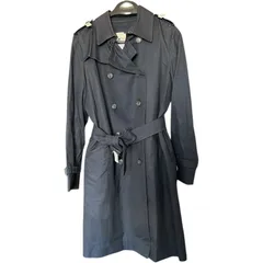 Z1662 PRINGLE | 1815 トレンチコート ロングコート ライナー インナー付き ベルト付き レディース uk10 ネイビー 紺色