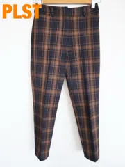 PLST　プラステ　パンツ　～XSサイズ　ブラック ブラウン　チェック　カジュアル　フォーマル　おしゃれ　お出掛け　送料込み　6460328