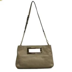 MICHAEL KORS(マイケルコース) ショルダーバッグ - ベージュ チェーンショルダー レザー