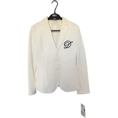 Z1662 【未使用】DOUBLE STANDARD CLOTHING ダブルスタンダードクロージング【テーラードジャケット】白 ホワイト レディース38 定価29000円