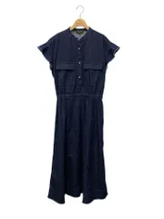 ドゥロワー PRE コットンシルク 65262991548 デニムワンピース 38 ネイビー ITQNG88PLMKGのサムネイル