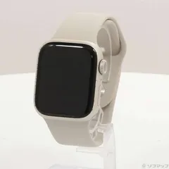 〔中古品〕 Apple Watch Series 8 GPS 41mm スターライトアルミニウムケース スターライトスポーツバンド【262】