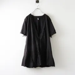 ガサ GASA* ネップコットンギャザー羽織り＼ ダークブラウン カーディガン ピコ【2400014710205】のサムネイル
