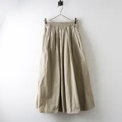 スローブイエナ SLOBE IENA タフタランダムタックスカート 36｜ベージュ ボトムス ロング フレア【2400014695038】