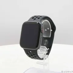 〔中古品〕 Apple Watch Series 6 Nike GPS + Cellular 44mm スペースグレイアルミニウムケース アンスラサイト／ブラックNikeスポーツバンド【269】