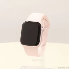 〔中古品〕 Apple Watch Series 9 GPS 41mm ピンクアルミニウムケース ライトピンクスポーツバンド【269】