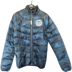 Z1660  FILA GOLF フィラ ダウンジャケット M 洗える ネイビー 紺色 ブルー 青系