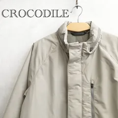 Crocodile 中綿ロングコート 1604-27408 M ライトグレー グレージュ メンズ ファッション