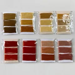 刺繍糸　ブラウン系