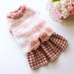 おみゆ様♡ハンドメイド犬服♡★S  ★ピンクボア