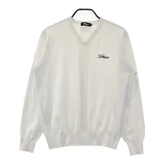 サイズ：L TITLEIST タイトリスト 2022年 Vネック ニットセーター  ホワイト系 [240101575693] ゴルフウェア メンズ ストスト